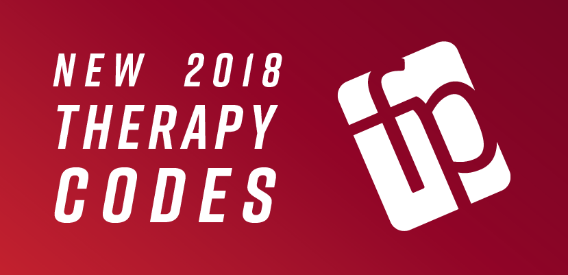 Changes to Therapy CPT Codes Effective Jan 2018