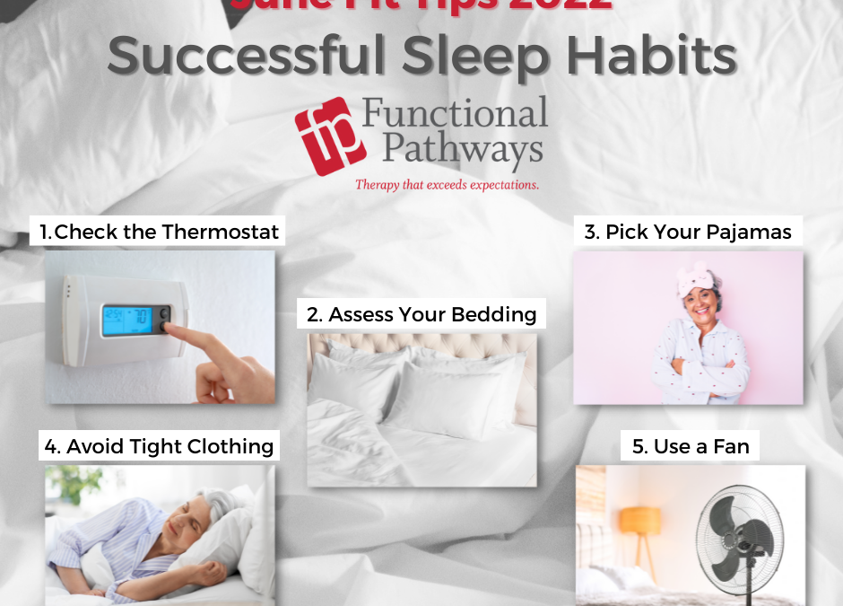 FP Fit Tips June 2022 – Successful Sleep Habits