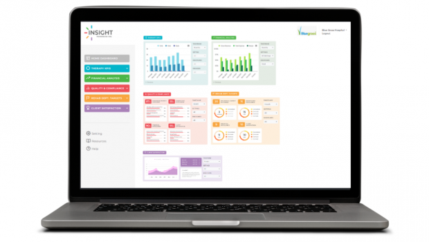 Insight dashboard on laptop